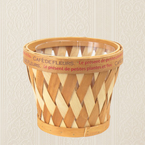 木製鉢カバー