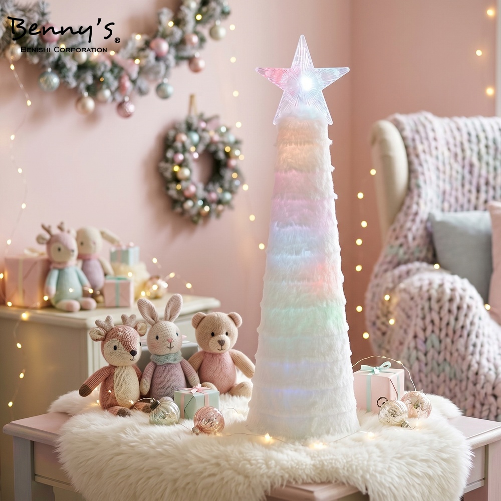 XSV　クリスマスふわふわLEDツリー　ディスプレイイメージ1